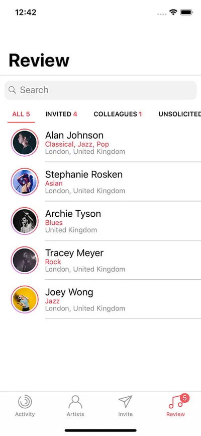 Musicians First screenshot 3